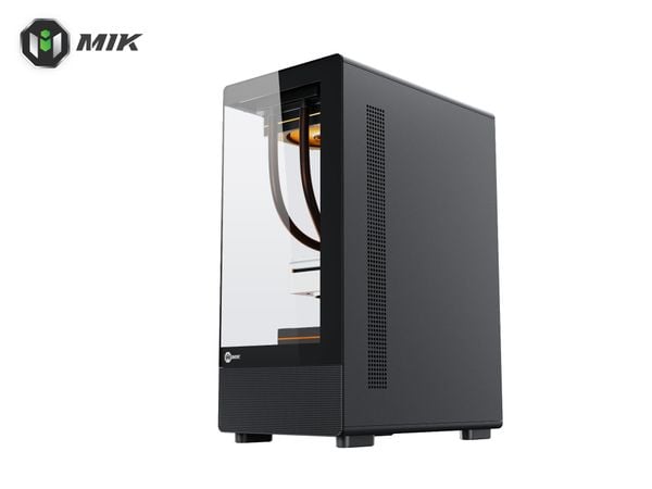 Case MIK H3 Hồ Cá M-ATX/ITX Kính Cường Lực Black (No Fan)