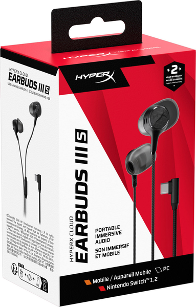 Tai Nghe HyperX Cloud Earbuds III S (BN7S1AA) Black