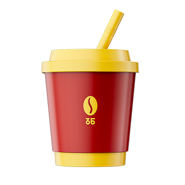 Củ sạc nhanh Movespeed Coffee Cup MSA06 | 35W | GaN | Đỏ