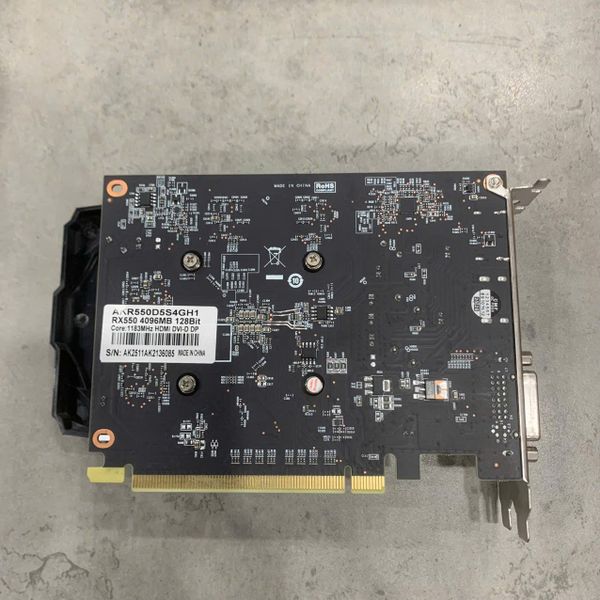 VGA ARKTEK RX 550 4GB 1 FAN QSD BH 1 THÁNG