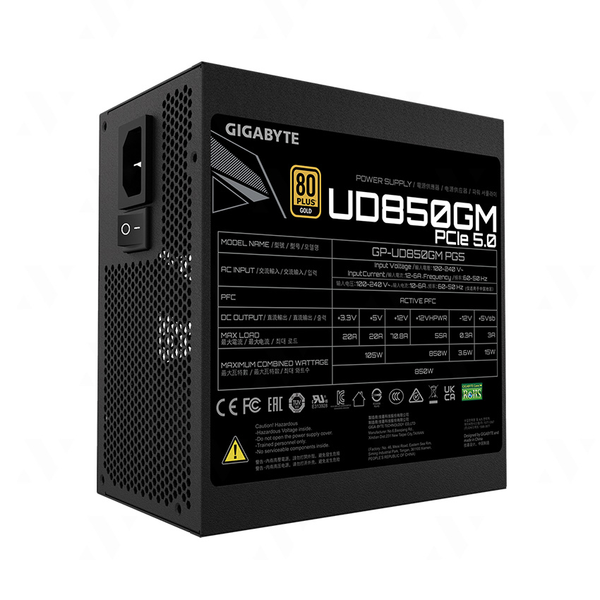 NGUỒN GIGABYTE 850W GP-UD850GM-PG5