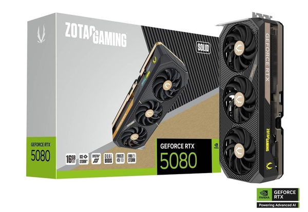 VGA ZOTAC RTX 5080 SOLID OC GAMING