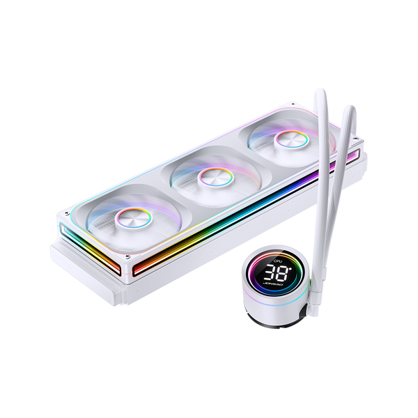 Tản Nhiệt Nước Jonsbo TH-360 AIO White (ARGB, Hiển Thị Nhiệt Độ)