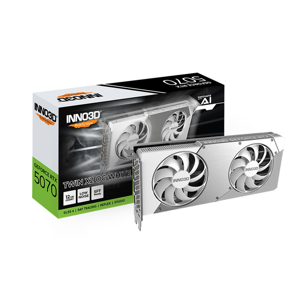 VGA Inno3D RTX 5070 TWIN X2 12GB GDDR7 OC WHITE
