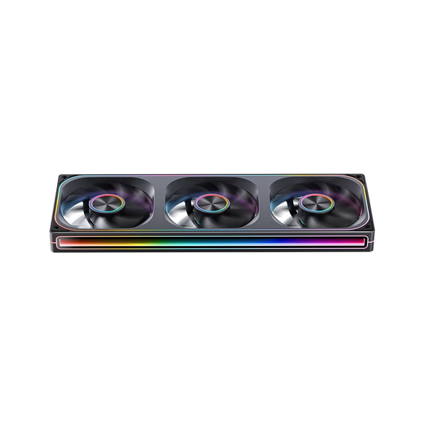 Bộ 3 Fan case JONSBO ZA 360 LED ARGB Black - Gió xuôi