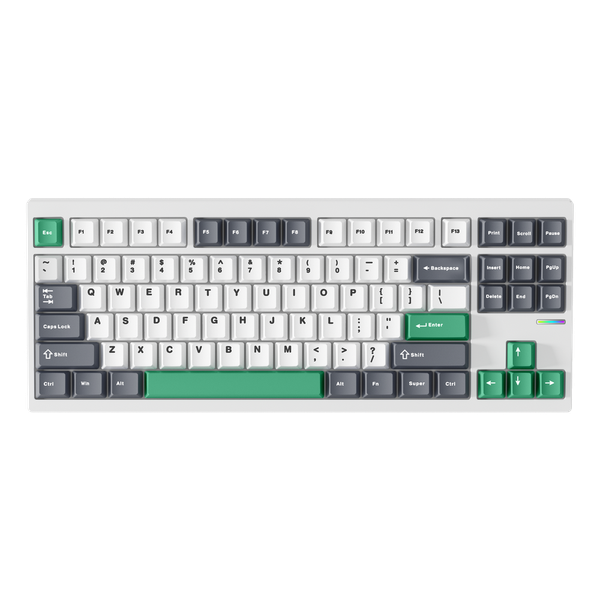 Bàn Phím Cơ MCHOSE GX87 Lite - White Nano Spraying - 3 Modes