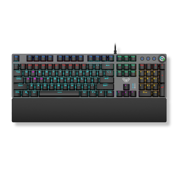 Bàn Phím Cơ AULA Gaming F2058 Blue Sw (USB, LED Rainbow)