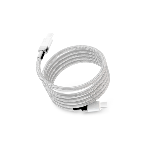 Cáp sạc nhanh từ tính Movespeed MSC03 240W | 1.2M - Trắng