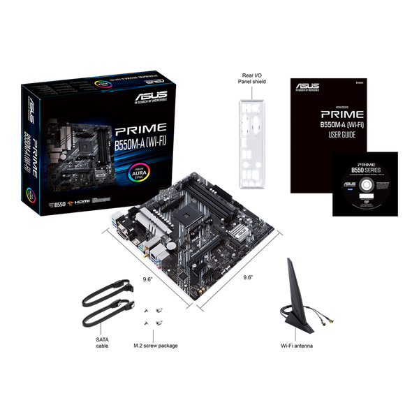 Main ASUS B550M-A Prime Wifi II DDR4 | AM4, mATX, 4 khe RAM