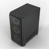 Case MIK H2 Gaming M-ATX/ITX Kính cường lực Black No Fan