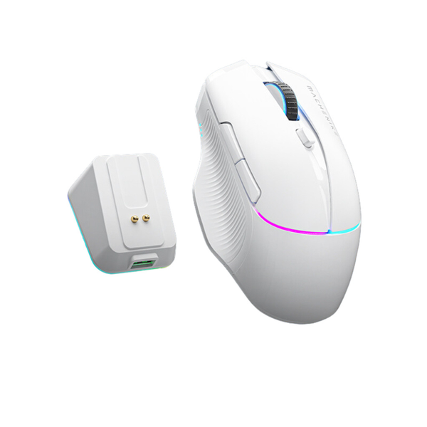 Chuột Machenike L8 Pro Tri-Mode 8K Wireless White