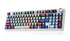 BÀN PHÍM CƠ AULA F99 PRO GAMING 3 MODE (Có núm xoay/ Màu comic/ Grey Wood V3 switch)