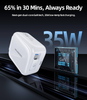 Củ sạc nhanh Movespeed MSA01 35W | Super GaN | Tích hợp Type C | Trắng