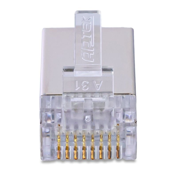 Đầu Mạng Aptek Cat 6E FTP RJ45 Plug Chống Nhiễu - Loại tốt