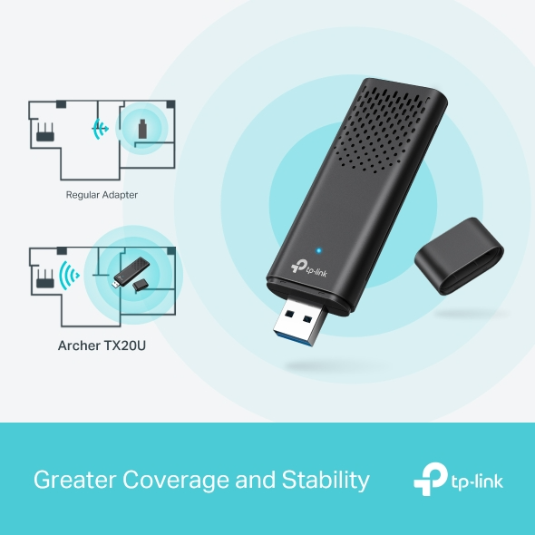 USB WiFi TP-Link Archer TX20U WiFi 6 AX1800