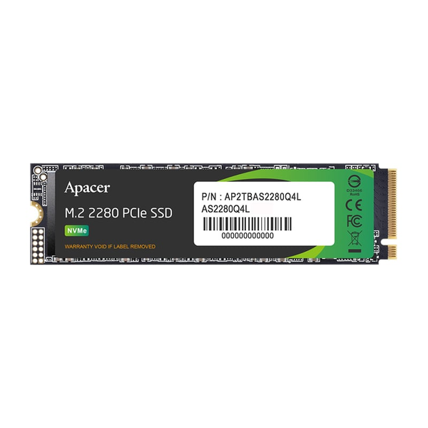 SSD Apacer 512GB AS2280Q4L M.2 PCIe GEN4X4 (Đọc: 3600Mb/s)