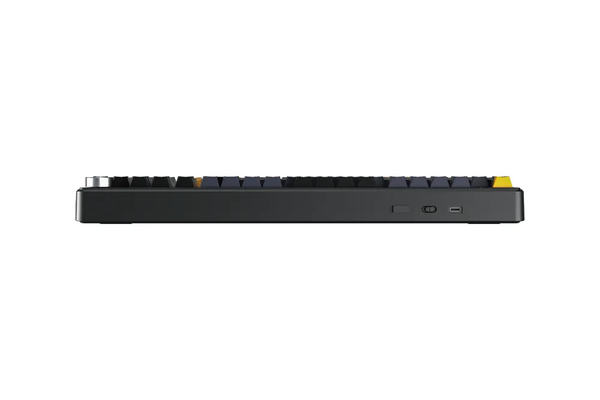 BÀN PHÍM CƠ AULA F99 PRO GAMING 3 MODE (Có núm xoay/ Đen + xanh đậm + cam/ Star Vector switch)