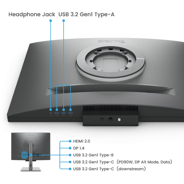 MÀN HÌNH BENQ RD280U 28″ 4K UHD IPS 60Hz 5ms