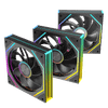 Fan Case Leopard Prism 4RS Ultra | Fan lẻ 120mm, ARGB, Gió ngược, Đen