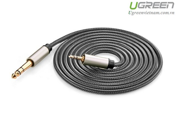 Dây 3.5mm ra 6.5mm dài 3M (AV127) Ugreen 10629