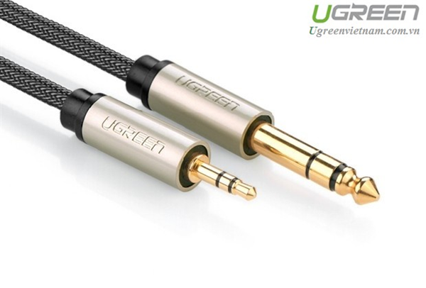 Dây 3.5mm ra 6.5mm dài 3M (AV127) Ugreen 10629