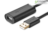 Cáp USB Nối Dài 2.0 Dài 20m Có Chíp Khuếch Đại (US121) Ugreen 10324