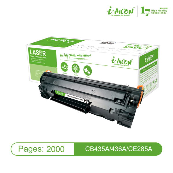 HỘP MỰC MÁY IN CB435A/436A/ CE285A THƯƠNG HIỆU I-AICON