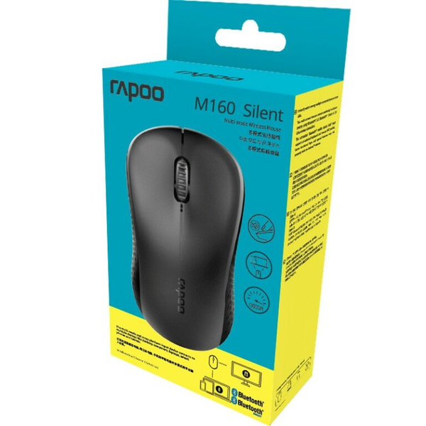 Chuột Rapoo M160S Silent Multi Mode | Wireless, Dark Grey