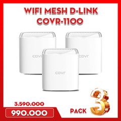 BỘ MESH WIFI D-LINK COVR-1100 (PACK 3PCS) - CHUẨN AC 1200MBPS