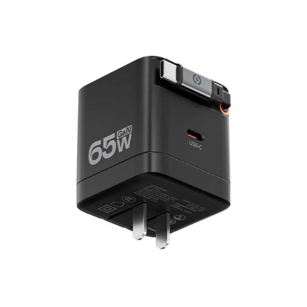 Củ sạc nhanh Movespeed MSA04 65W | Super GaN | Tích hợp Type C | Đen