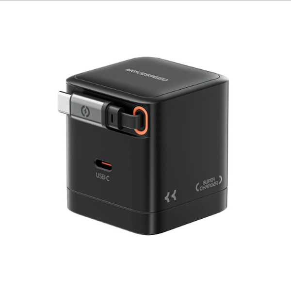 Củ sạc nhanh Movespeed MSA04 65W | Super GaN | Tích hợp Type C | Đen