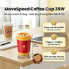 Củ sạc nhanh Movespeed Coffee Cup MSA06 | 35W | GaN | Đỏ