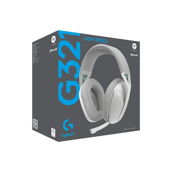 Tai Nghe Logitech G321 LightSpeed Gaming Wireless White