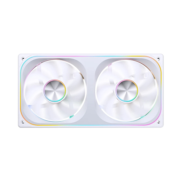 Bộ 2 Fan case JONSBO ZA 240 LED ARGB White - Gió ngược
