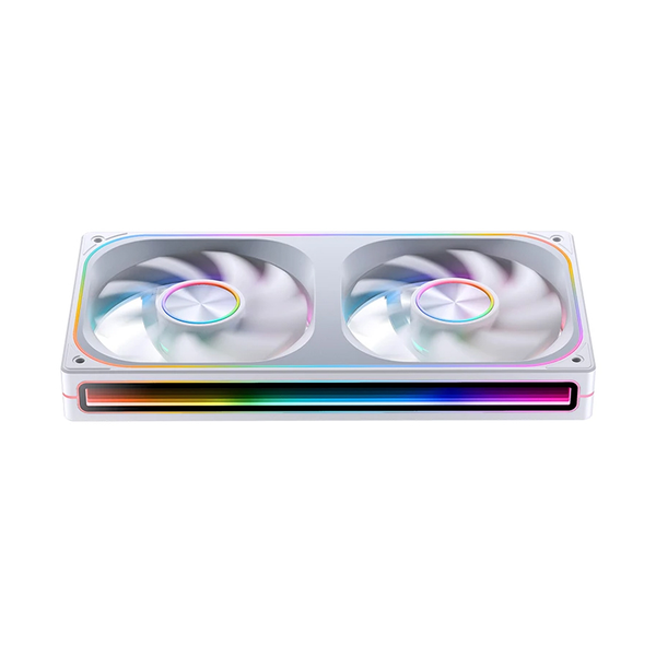 Bộ 2 Fan case JONSBO ZA 240 LED ARGB White - Gió ngược
