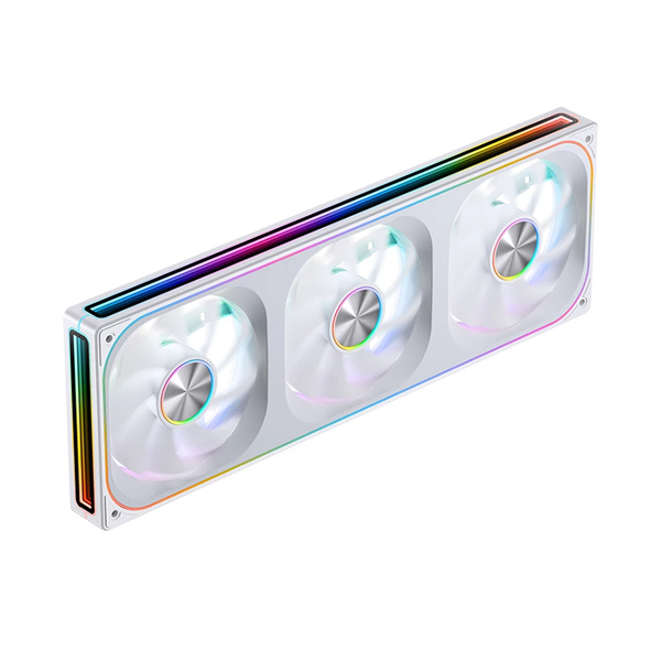 Bộ 3 Fan case JONSBO ZA 360 LED ARGB White - Gió xuôi