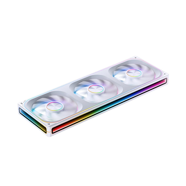 Bộ 3 Fan case JONSBO ZA 360 LED ARGB White - Gió xuôi