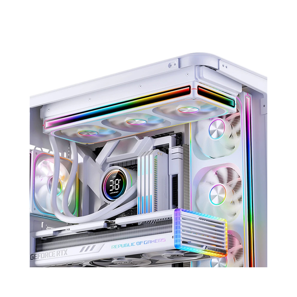 Bộ 3 Fan case JONSBO ZA 360 LED ARGB White - Gió xuôi