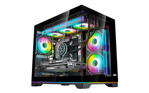 Case MIK G7 LED STRIP BLACK M-ATX