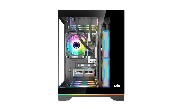 Case MIK G7 LED STRIP BLACK M-ATX