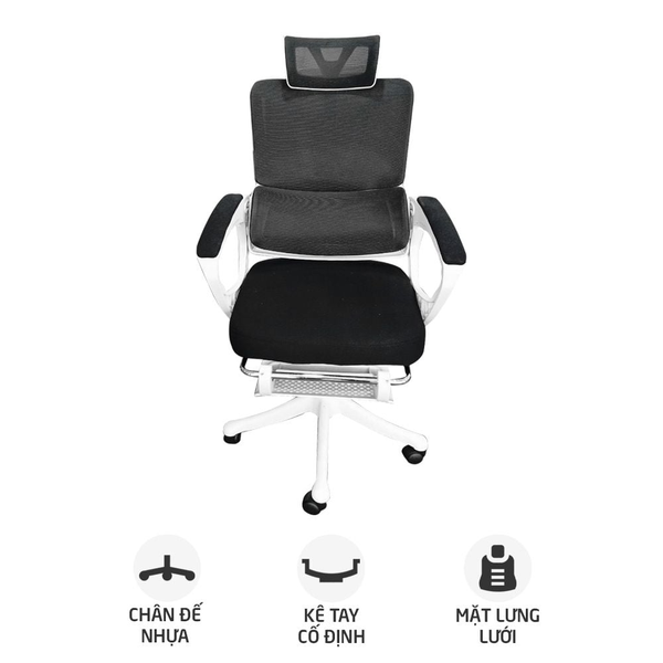 Ghế TMS08 Ergonomic Công Thái Học White