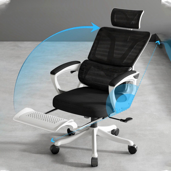 Ghế TMS08 Ergonomic Công Thái Học White