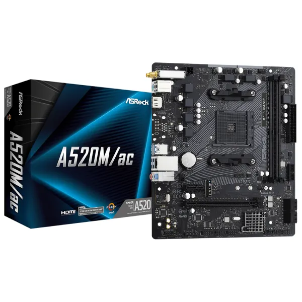 PC Gaming AMD BHC Posedion RX580 Gen 5th ( Ryzen 5 5500 | RX 580 8GB | 16GB | 256GB | A520 WIFI + BT )