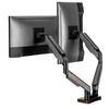 Giá Đỡ 2 Màn Hình Human Motion T9 Pro II Dual (23 - 43inch) Màu Xám