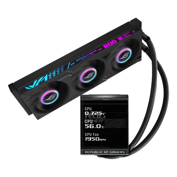 Tản nhiệt nước Asus ROG Strix IV 360 ARGB LCD Black