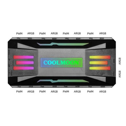 Bộ Hub + Remote Fan Argb Coolmoon Dm1