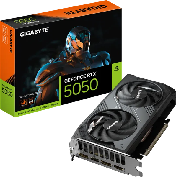 VGA Gigabyte RTX 5050 8G WINDFORCE OC