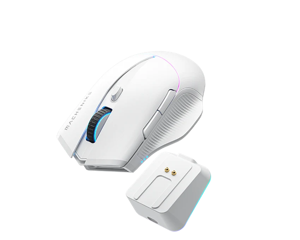 Chuột Machenike L8 Pro Tri-Mode 8K Wireless White