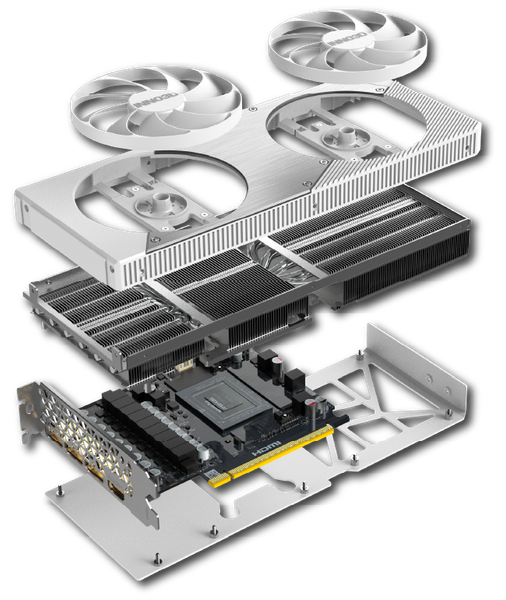VGA Inno3D RTX 5070 TWIN X2 12GB GDDR7 OC WHITE