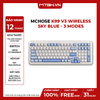 Bàn phím cơ MCHOSE K99 V3 Wireless - Sky Blue- 3 Modes